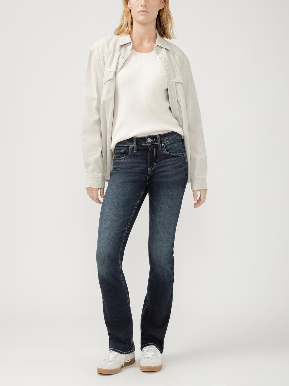 Silver Jeans Super Stretch Suki Mid Slim Bootcut Jeans 31x33